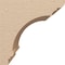 Ekena Millwork 9"W x 9"D x 9"H Wide Hughes Rough Cedar Woodgrain TimberThane Corbel, Primed Tan CORUR09X09X09HUGRCPR - alternate 6